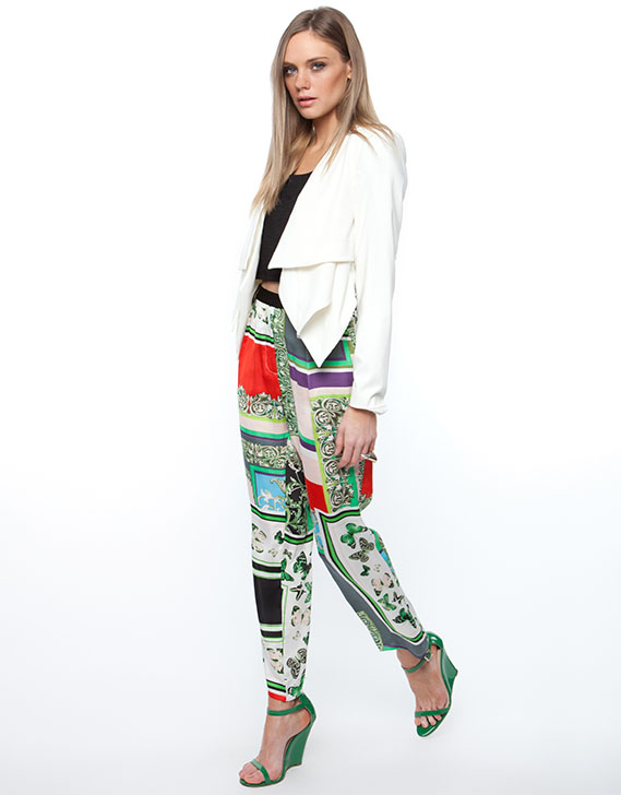 Cameo Scarf Pants