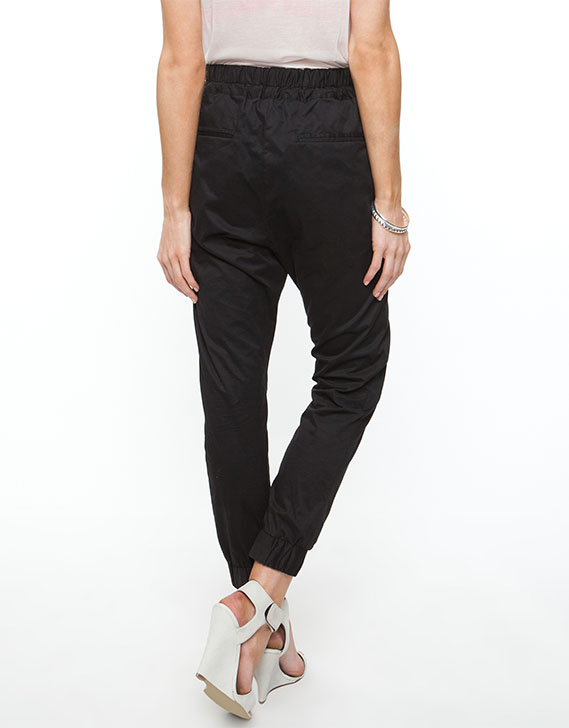 KJ by Kirrily Johnston Cotton Trackies Black