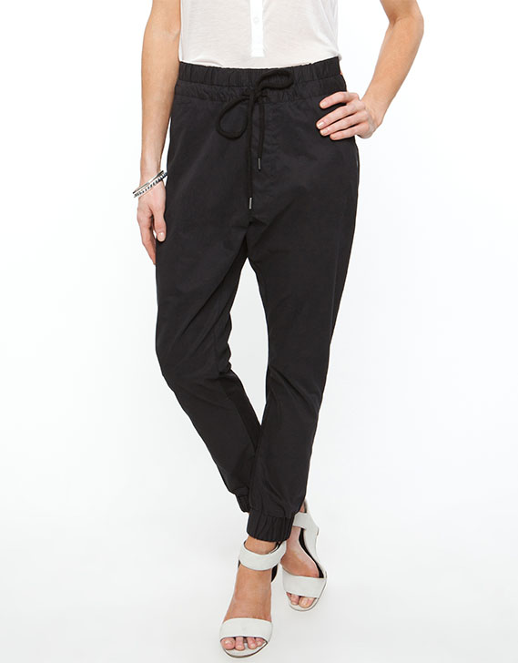 KJ by Kirrily Johnston Cotton Trackies Black