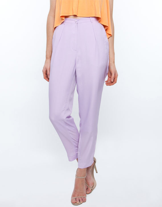 Whitney Eve Claude Tapered Pants Lavender