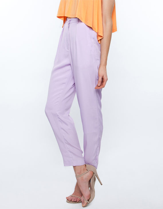 Whitney Eve Claude Tapered Pants Lavender