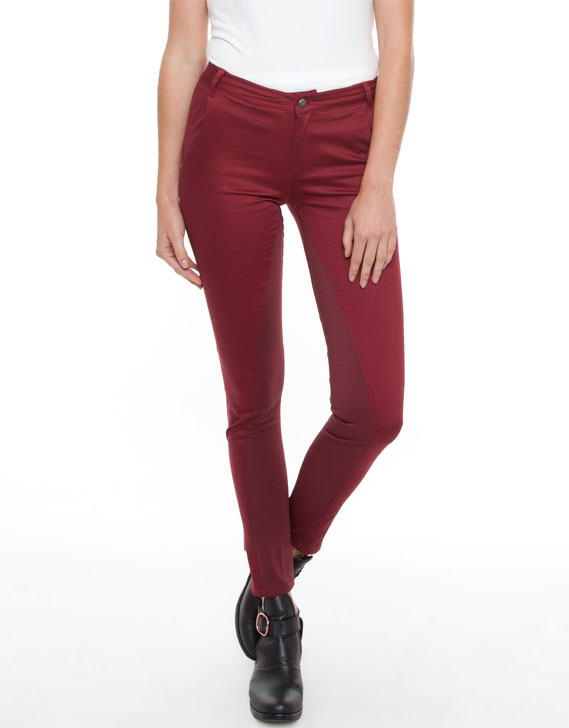 Aztec Rose Iris Pants Burgundy