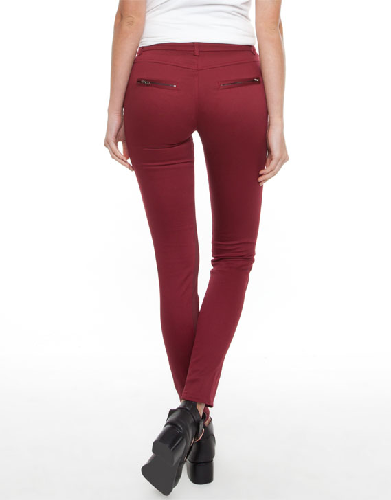 Aztec Rose Iris Pants Burgundy