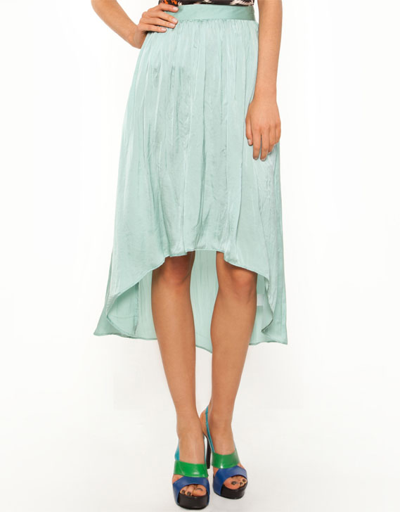 Fate Mint Slice Midi Skirt