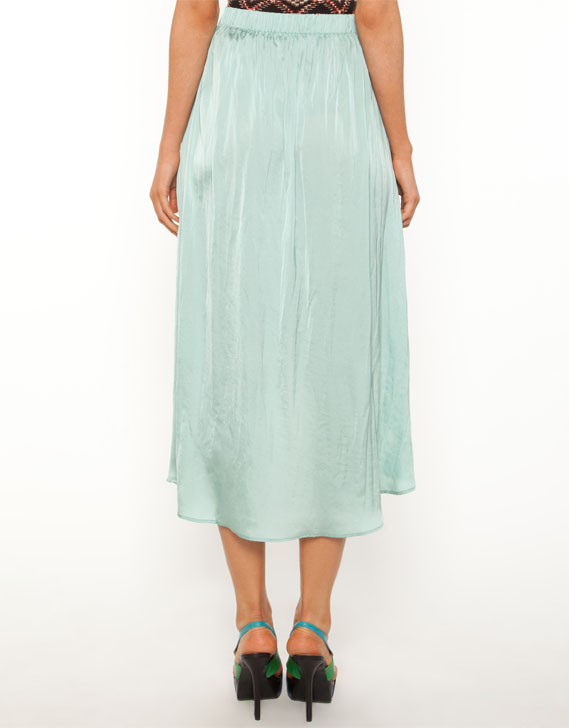 Fate Mint Slice Midi Skirt