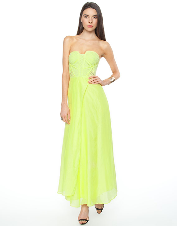 Suboo At Lake Tahoe Maxi Strapless Dress