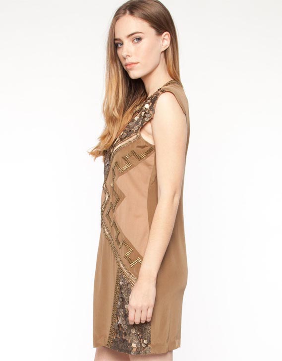 Lucette Tribal Dimension Sequin Dress