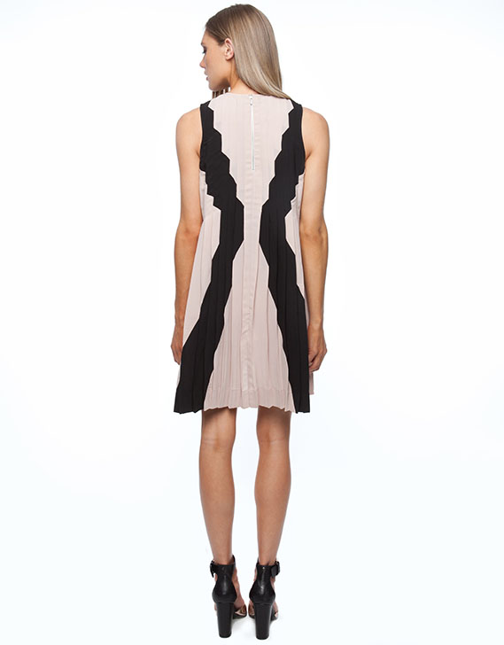 Dion Lee Line II Inset Pleat Dress