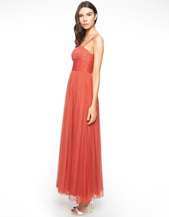 Natasha Gan Sleeveless Ruched Maxi Dress