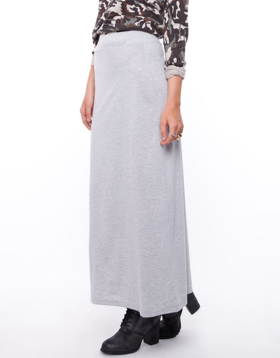 AT by ATMOS & HERE Des Prez Maxi Skirt Grey