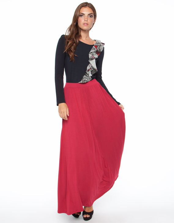 Mossee Long Maxi Skirt