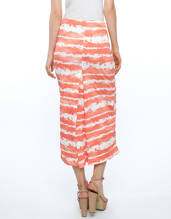 Gordon Smith Printed Crush Knit Maxi Skirt