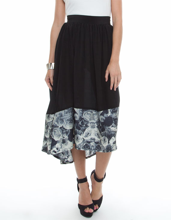 Limedrop Scarab Trim Skirt