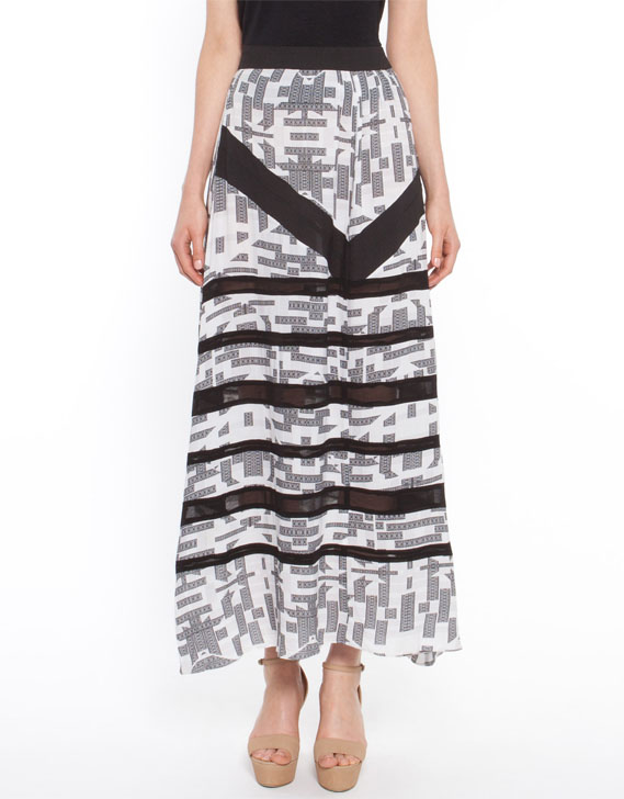 Suboo Madagascar Printed Maxi Skirt