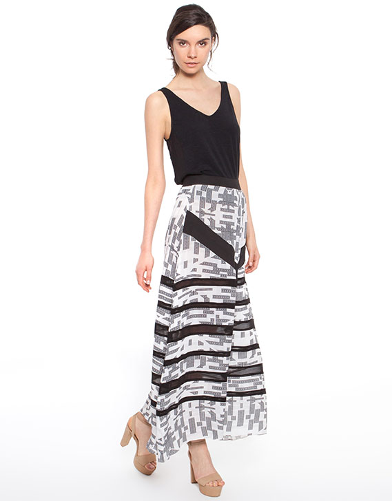 Suboo Madagascar Printed Maxi Skirt