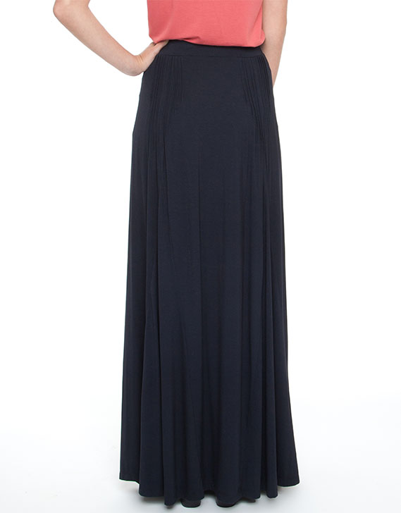 Mossee Long Maxi Skirt Black