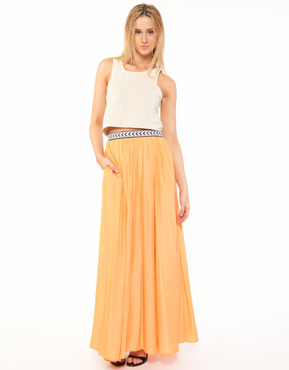 August Street Gloria Maxi Skirt