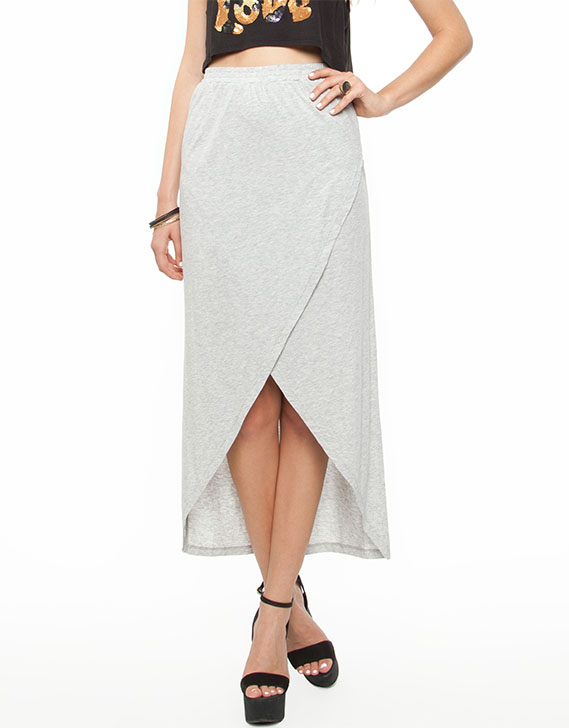 Mad Love Basics Cross Over Maxi Skirt