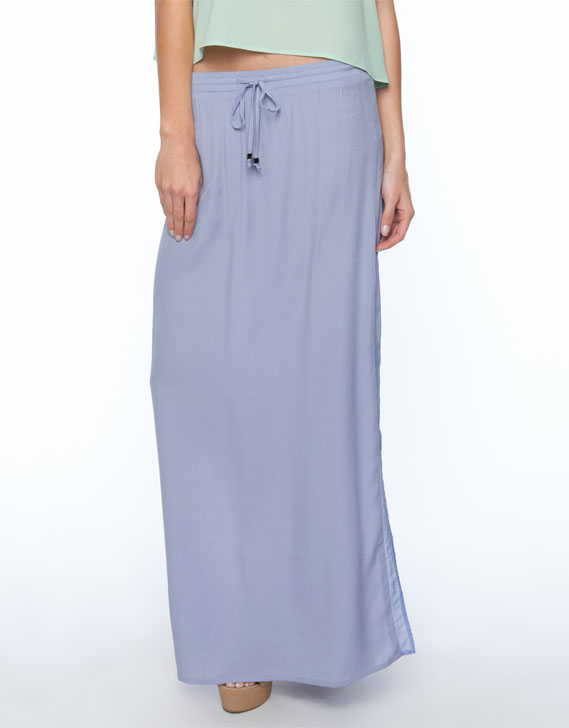 Shilla Young Side Panel Long Skirt