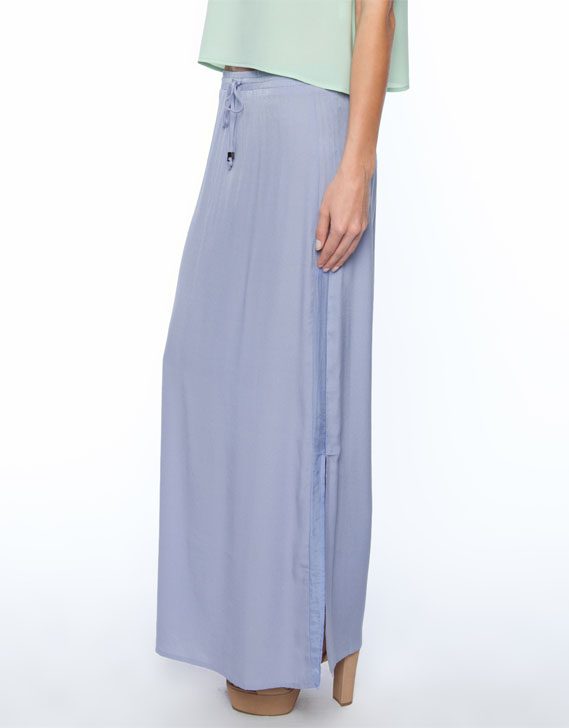 Shilla Young Side Panel Long Skirt