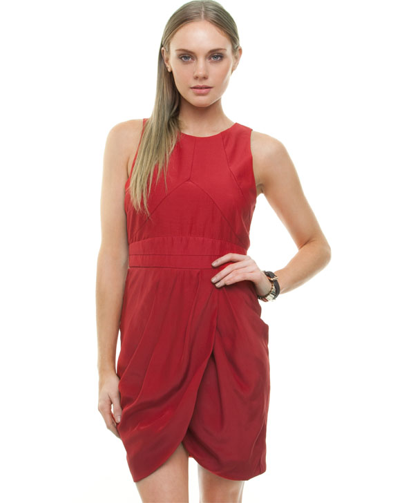 Story By Tang Cast Away Dress Red