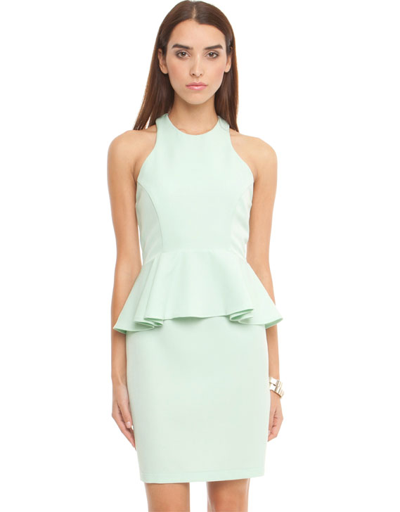 Shona Joy Vanishing Point Peplum Dress