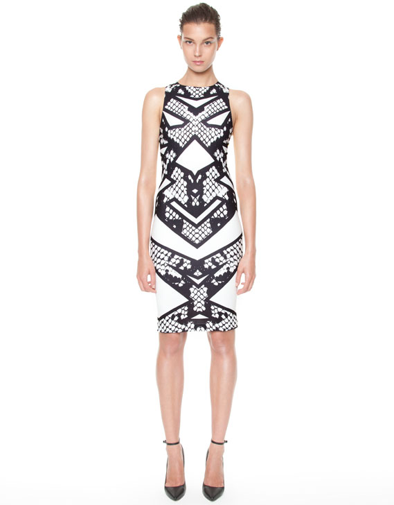 By Johnny EXCLUSIVE Python Panel Dress