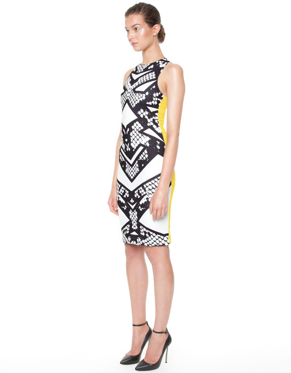 By Johnny EXCLUSIVE Python Panel Dress