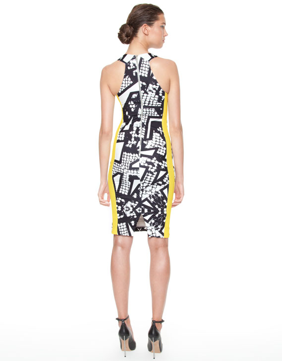 By Johnny EXCLUSIVE Python Panel Dress