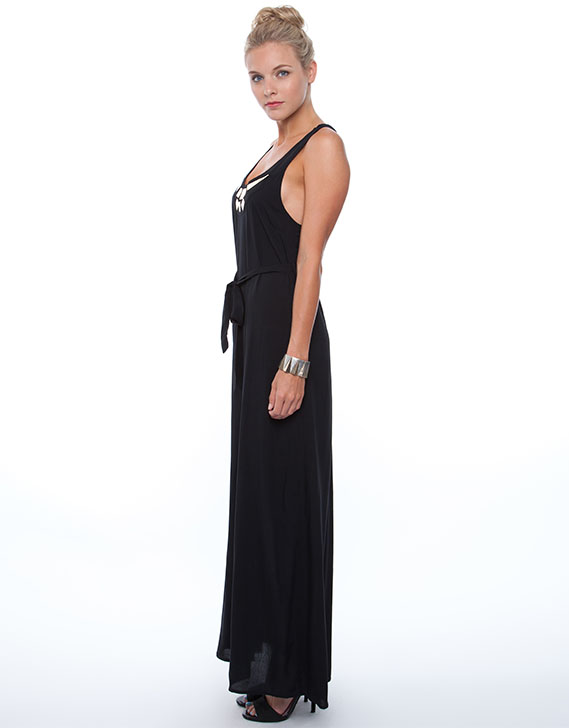 1&20 Blackbirds Cleopatra Maxi Dress Black