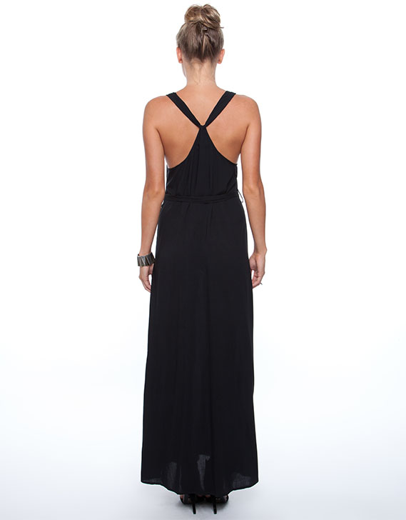 1&20 Blackbirds Cleopatra Maxi Dress Black