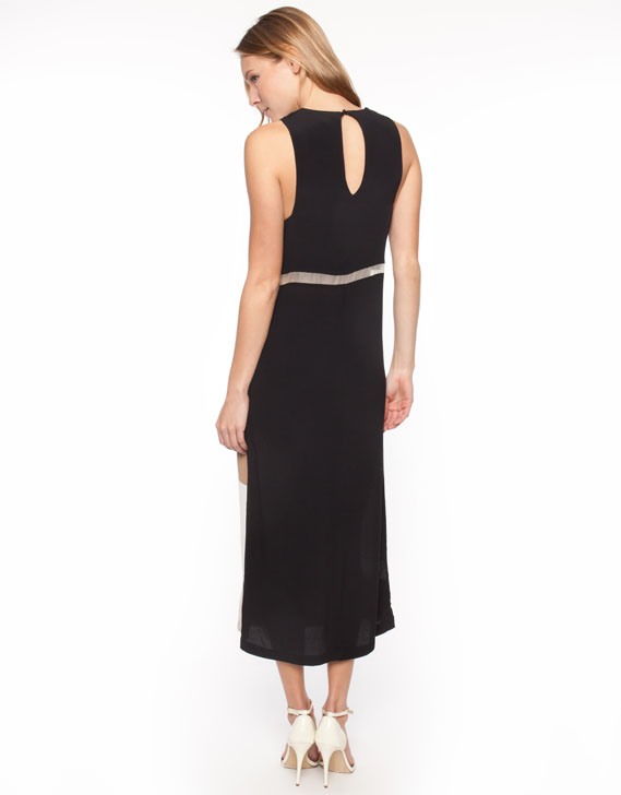 Shona Joy Contrast Panel Dress